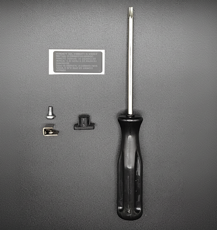 Security Bundle – T10 Driver, Screw, Rubber Cap & Warranty Sticker